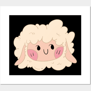 Cute Pink Sheep Lover Posters and Art